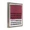 Stupell Industries Red Dotted Pattern Floater Framed Canvas Wall Art Design by Michael Willett
